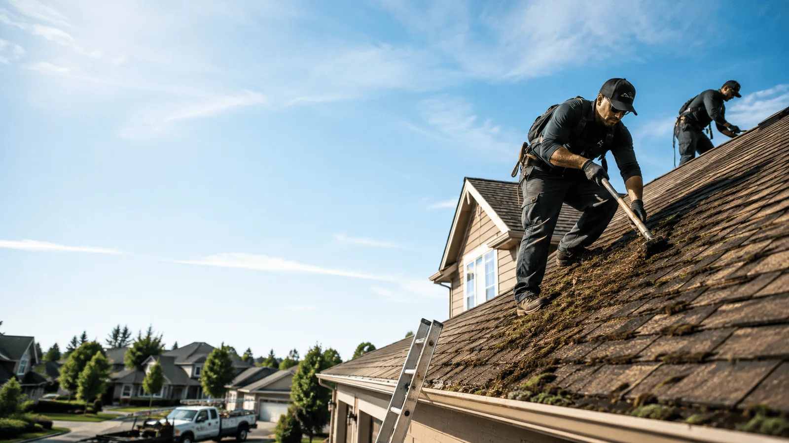 Roof Moss Removal in Schiller Park, IL near me